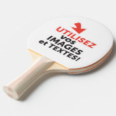 Imprimer vos conceptions en ligne en français 卓球ラケット (正面アングル)