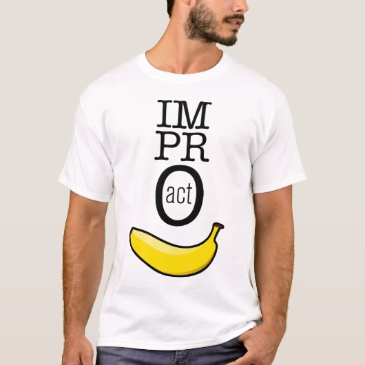 Improの行為-バナナ Tシャツ (正面)