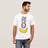 Improの行為-バナナ Tシャツ (正面フル)