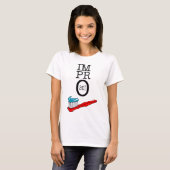 Improの行為-歯ブラシ Tシャツ (正面フル)