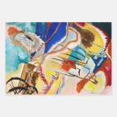 Improvisation 30 (Cannons) by Wassily Kandinsky ラッピングペーパーシート (正面2)