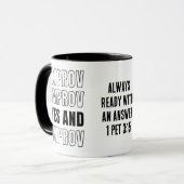 IMPROVYESとカスタマイズ可能な即興喜劇 マグカップ (正面左)