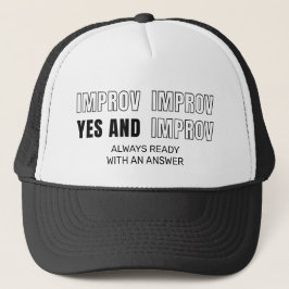 IMPROVYESと即興コメディー キャップ
