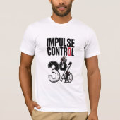 - IMPULSE CONTROL – 3% Angel vs Devil Cartoon Tシャツ (正面)