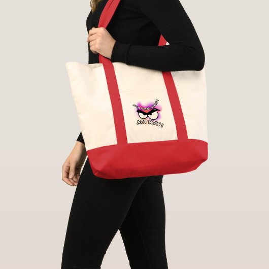 Impulse Tote : Act Now (red) トートバッグ (正面(商品))