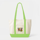 Impulse Tote : Mind Your Own (lime) トートバッグ (正面)