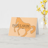 IMPULSION 5x7の挨拶状 カード (黄色い花)