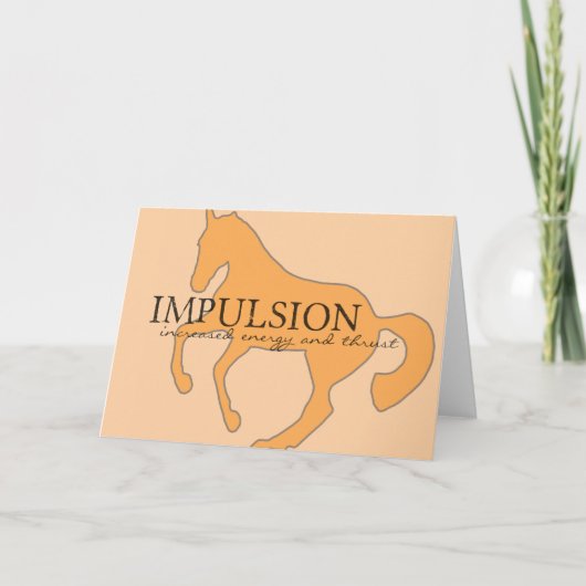 IMPULSION 5x7の挨拶状 カード (正面)