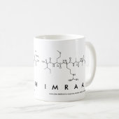 Imraanペプチド名mug コーヒーマグカップ (正面右)