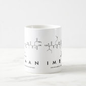 Imraanペプチド名mug コーヒーマグカップ (中央)