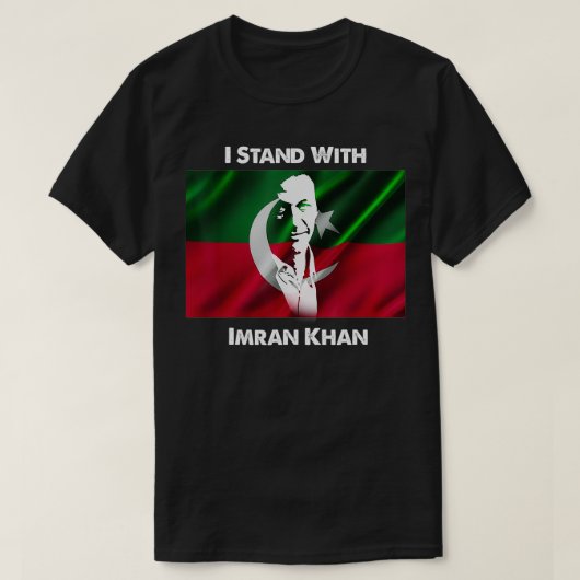 Imran Khan絶対にPTIパキスタンのプライムミニスではない Tシャツ (デザイン正面)