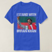 Imran Khan PTI Party Pakistan Support Freedom Flag Tシャツ (デザイン正面)