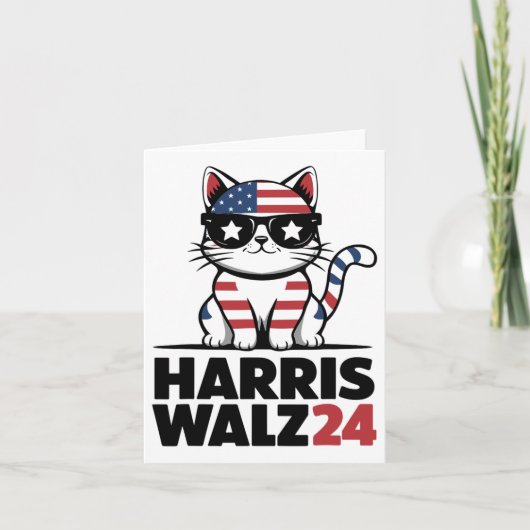 Im's Kamala 話 Harris President Comma La Ameri カード (正面)