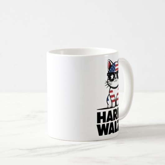 Im's Kamala 話 Harris President Comma La Ameri コーヒーマグカップ (正面右)