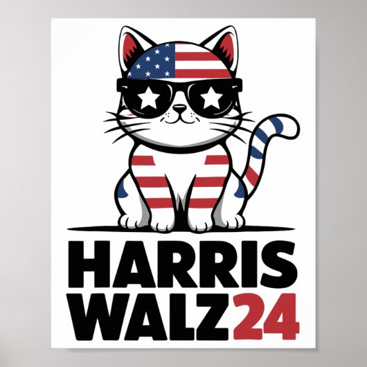 Im's Kamala 話 Harris President Comma La Ameri ポスター (正面)