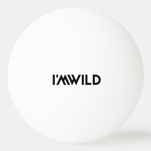 IMWILDのピンポン球 卓球ボール (正面)
