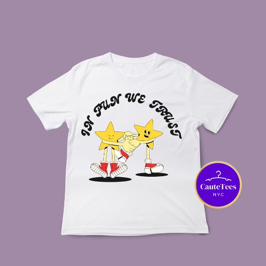 InおもしろいWe信頼レトログラフィック Tシャツ