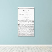 Inの強制削除を文書化する契約 キャンバスプリント (インサイチュ (ウッドフロア))