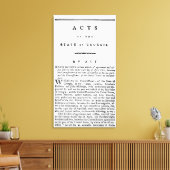 Inの強制削除を文書化する契約 キャンバスプリント (インサイチュ (リビング))