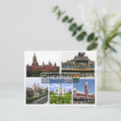 INインド – チェンナイ –  ポストカード (スタンド正面)