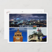 INインド – ムンバイ・ボンベイ –  ポストカード (正面/裏面)