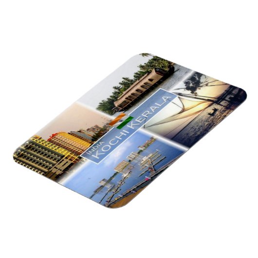 INインド – 高知コーチンケララ – ハウスボア –  マグネット (左側)