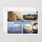 INインド – 高知コーチンケララ – ポストカード (正面/裏面)