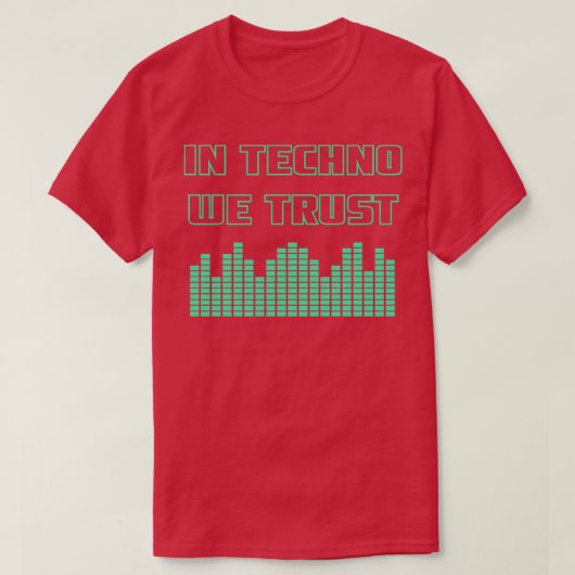 InテクノWe Trust 1 Tシャツ (デザイン正面)