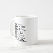 InパパWe Trust: Hero Edition コーヒーマグカップ (正面左)