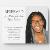 In天国Mother of Bride Photo Memorial 結婚's フォトプラーク (正面)