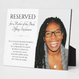 In天国Mother of Bride Photo Memorial 結婚's フォトプラーク