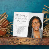 In天国Mother of Bride Photo Memorial 結婚's フォトプラーク (側面)