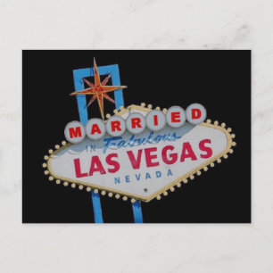 In結婚した Fabulous Las Vegas Postages ポストカード