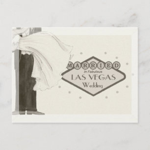 In結婚した Fabulous Las Vegas Postages ポストカード