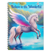 In 信じ Wonderful - Pegasus Notebook ノートブック (正面)