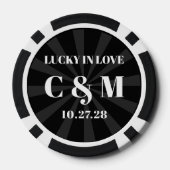 In 結婚した Fabulous Las Vegasトランプのポーカーチップ結婚 ポーカーチップ (裏面)