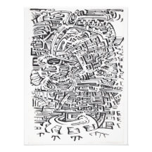 In a Between-place,インドのインクスケッチ