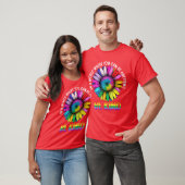 In A World Be Kind Rainbow Sunflower LGBTQ Pride M Tシャツ (ユニセックス)
