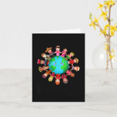 In A World Be Kind Sitive Kids Choose Kindness Day カード (黄色い花)