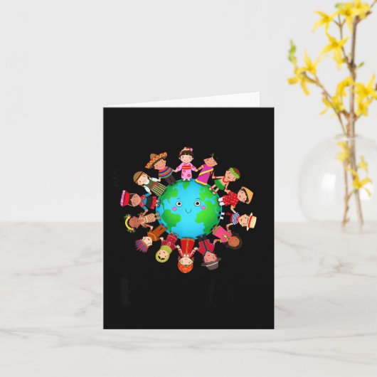 In A World Be Kind Sitive Kids Choose Kindness Day カード (黄色い花)