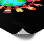 In A World Be Kind Sitive Kids Choose Kindness Day ポスター (角)