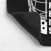 In A World Full Of Problems Hockey Is The Solution マウスパッド (コーナー)