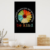 In A World Where You Can Be Anything Be Kind ポスター (キッチン)