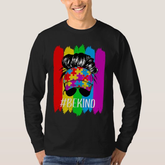 In A World Where You Can Be Kind Autism Awareness  Tシャツ (正面)