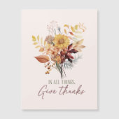 In All Things, 与え感謝してい – 秋のフローラ花束 (正面)