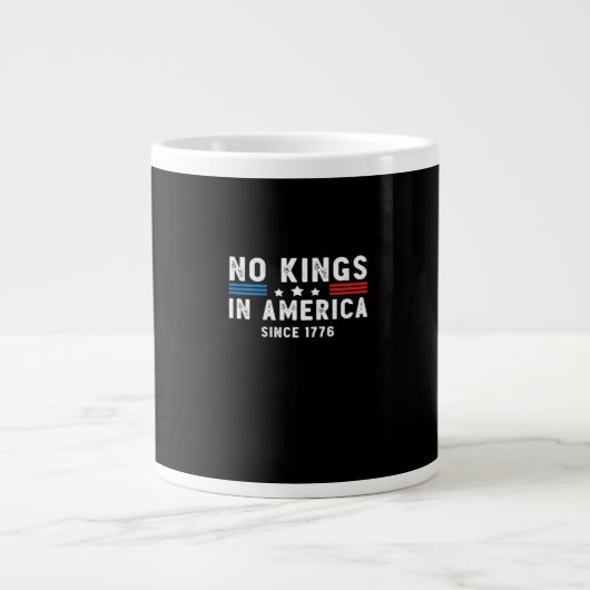 In America Presidents Are Not Kings Minimal Clean ジャンボコーヒーマグカップ (正面)
