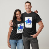 In April We Wear Blue Autism Awareness Autism Ribb Tシャツ (ユニセックス)