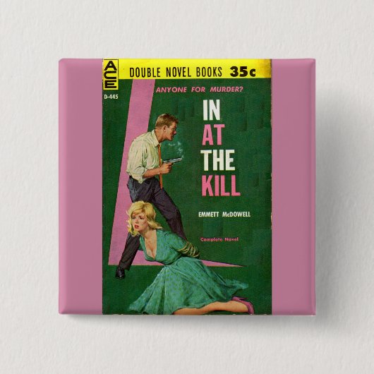 In At the Killパルプ小説カバー 缶バッジ (正面)