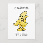 In Banana Years おもしろい誕生日 シーズンポストカード (正面)