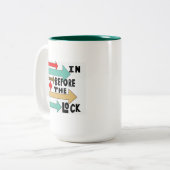 'In Before The Lock'ロゴマグ ツートーンマグカップ (正面左)